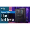 Image de Boîtier Moyen Tour ATX - AEROCOOL - Ore V1 RGB - Panneau Vitré - Couleur Noir