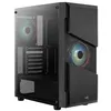 Image de Boîtier PC moyen tour Aerocool Menace Saturn RGB Noir
