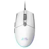 Image de MARS GAMING MMG - Souris - jeux - pour droitiers - optique - 6 boutons - filaire - USB - blanc