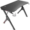 Image de Bureau Gaming Ergonomique Mars Gaming MGD Noir Support Casque et Boisson 110cm