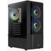 Image de AeroCool Quantum (ATX, mATX, Mini-ITX), Boîtier PC, Noir