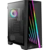 Image de AeroCool Mirage-G-BK-v1 - MDT - ATX - panneau latéral fenêtré (verre trempé) - pas d'alimentation (ATX) - noir - USB/Audio