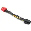 Image de Akasa Câble adaptateur PCIe 6 broches vers PCIe 8 broches (10 cm), Câble interne (PC)