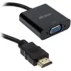 Image de Akasa HDMI (Typ A)   VGA (HDMI, VGA, 20 cm), Adaptateur données + vidéo, Noir