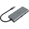 Image de Akasa Station d'accueil USB Type-C 9-In-1 (USB-C, 9 ports), Station d’accueil + hub USB, Noir