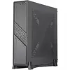 Image de Silverstone SST-ML12B Milo Slim HTPC Slim & compact Mini-ITX Computer Case (Mini-ITX), Boîtier PC, Noir