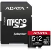 Image de Adata High Endurance (512 Go, microSDXC, U3, UHS-I), Carte mémoire, Noir, Rouge