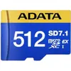 Image de Adata Premier Extreme SD7.1 Express (512 Go, microSD Express, UHS-I, UHS-II), Carte mémoire, Bleu, Jaune