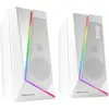 Image de Mars Gaming Enceintes Bluetooth Ms7 RGB (Blanc), Haut-parleur PC, Blanc