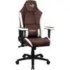 Image de AeroCool Fauteuil Crown Aerosuede (Marron/Blanc), Chaise gaming, Blanc, Marron