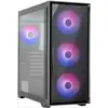 Image de AeroCool Geoflow V2 case black (ATX, mATX, Mini-ITX), Boîtier PC, Noir