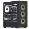 Image de AeroCool D501A-G-BK-v2 (ATX, mATX, Mini-ITX), Boîtier PC, Noir