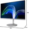Image de Acer CB322QKsemipruzx (3840 x 2160 pixels, 31.50"), Moniteur, Argent