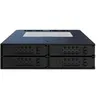 Image de Cremax ICY Dock MB994SP-4S - Compartiment pour lecteur de support de stockage - 2.5" - 5,25 po. à 2,5 po. - noir