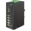 Image de Planet 8-Port Ind.SFP Managed Switch (8 ports), Switch réseau, Blanc, Noir