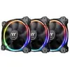 Image de Thermaltake Riing 12 RGB Sync Edition (120 mm, 3x), Ventilateur PC, Noir