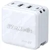 Image de AVerMedia Station d'accueil, Core GO (GC313) White, 100W GaN, HDMI (100 W, 3 ports), Chargeur USB, Blanc