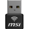 Image de MSI AX 1800 Nano (USB, USB 2.0), Adaptateur réseau, Noir