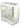 Image de MSI MAG PANO 130R PZ - Mid tower - ATX - panneau latéral fenêtré (verre trempé) - pas d'alimentation (ATX) - blanc - USB/Audio