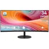 Image de MSI PRO MP341CQ E12 (3440 x 1440 pixels, 34"), Moniteur, Noir