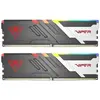 Image de Patriot Viper Venom RGB (2 x 16GB, 6400 MHz, RAM DDR5, DIMM), Mémoire vive, Rouge, Argent, Noir