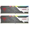 Image de Patriot D564GB 5200-40 Viper Venom RGB K2 PAT (2 x 32GB, 5200 MHz, RAM DDR5, DIMM), Mémoire vive, Gris