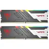 Image de Patriot Mémoire DDR5 Viper Venom RGB 32 Go/6000 (2x16 Go) CL36 (2 x 16GB, 6000 MHz, RAM DDR5, DIMM), Mémoire vive, Blanc, Noir