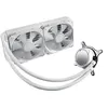 Image de ASUS ROG STRIX LC II 240 ARGB - White Edition - système de refroidissement liquide de processeur - Taille de radiateur : 240 mm - (pour : AM4, TR4, LGA1200, LGA1700, AM5, LGA115x Socket) - cuivre - 120 mm - blanc