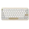 Image de ASUS Marshmallow KW100 - Clavier - déplacement de touche de 1,6 mm, durée de vie de 10 millions de clics - 75% - compact - sans fil - Bluetooth 5.0 - lait d'avoine