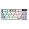 Image de ASUS ROG Azoth - Clavier - 75 %, remplaçable à chaud - avec affichage OLED - backlit - sans fil - USB, 2.4 GHz, Bluetooth 5.1 - commutateur : ROG NX - bronze