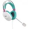 Image de ASUS TUF Gaming H1 Gen II Hatsune Miku Edition (Filaire), Casque gaming, Turquoise, Blanc, Pink