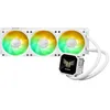 Image de ASUS TUF Gaming LC III LCD - White Edition - système de refroidissement liquide de processeur - Taille de radiateur : 360 mm - (pour : LGA1700, LGA1200, AM4, AM5, LGA1851) - base cuivre - 120 mm - blanc