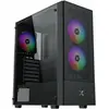 Image de Xigmatek Boitier Moyen Tour ATX Hero II Air 3F RGB (Noir) (ATX, mATX), Boîtier PC, Noir