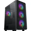 Image de Boîtier PC sans alimentation - XIGMATEK - DUO X - Moyen tour - Format E-ATX - 4x120mm RGB inclus - Noir