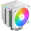 Image de Xigmatek Ventilateur processeur Air Killer 6 Dual Digital RGB (Blanc), Ventirad processeur, Blanc