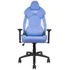 Image de Thermaltake Silla Gaming V Comfort Azul/Blanco, Chaise gaming, Blanc, Noir, Bleu