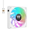 Image de Thermaltake TT CT140 EX Rev ARGB Sync PC Cooling Fan 3 Pack Blanc (140 mm, 3x), Ventilateur PC, Blanc