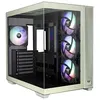 Image de THERMALTAKE Boitier Moyen Tour ATX View 380 TG RGB avec panneaux vitrés (Vert)