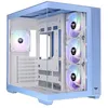 Image de Boîtier PC - THERMALTAKE - View 380 TG ARGB Hydrangea Blue - Moyen tour - ATX - Verre trempé - Bleu