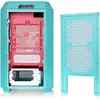 Image de Thermaltake Tt The Tower 250 Mint Strawberry (Mini-ITX), Boîtier PC, Rouge, Multicolore, Vert