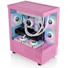 Image de Thermaltake View 170 TG ARGB (rosa, Tempered Glass x 2) (mATX, Mini-ITX), Boîtier PC, Multicolore, Rose