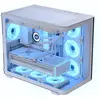 Image de AeroCool P500C-G-WT-v1 (ATX, mATX, Mini-ITX), Boîtier PC, Noir, Blanc