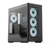 Image de Boîtier PC sans alimentation - AEROCOOL - D520A-BK V1 - Moyen tour - Format ATX - 4x120mm A-RGB - Noir