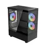 Image de AeroCool Viewport Mini-G-BK-v4 ARGB (schwarz, Tempered Glass x 2) (mATX, Mini-ITX), Boîtier PC, Noir