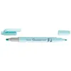 Image de Surligneur bi-pointe Pentel Bleu Ciel Pastel