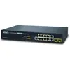 Image de Planet Commutateur géré L2+ 8 ports 10/100/1000T 802.3at PoE + 2 ports 10/100/1000T + 2 ports 100/1000X SFP (8 ports), Switch réseau, Noir