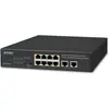Image de Planet 8 ports 10/100TX 802.3at PoE (10 ports), Switch réseau, Noir