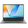 Image de ASUS Vivobook 14 Flip TP3407SA-FLIP-DICSG221X - Conception inclinable - Intel Core Ultra 7 - 258V / jusqu'à 4.8 GHz - Win 11 Pro - Intel Arc Graphics 140V - 32 Go RAM - 1 To SSD NVMe - 14" OLED écran tactile 1920 x 1200 - Wi-Fi 7, Bluetooth - gris mat -