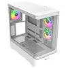 Image de Boîtier PC sans alimentation - THERMALTAKE - View 290 TG ARGB Snow - Moyen tour - Format ATX - 3x120mm A-RGB inclus - Blanc