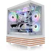 Image de Thermaltake View 270 Plus WS ARGB (weiss/holz, Tempered Glass x 2, Holz-Struktur) (ATX, mATX, Mini-ITX), Boîtier PC, Blanc